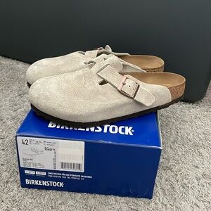 Birkenstock Boston Soft Footbed Taupe